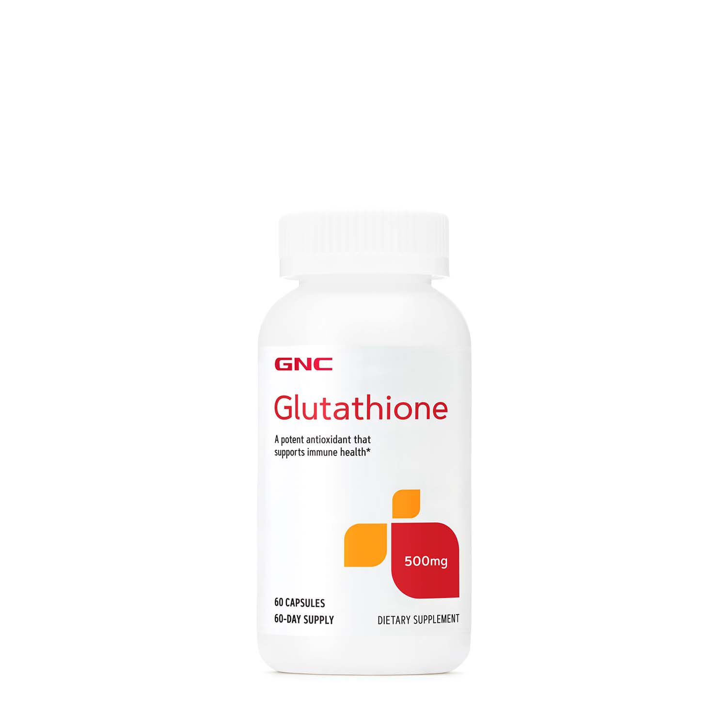 Glutathione 500mg - 60 Capsules (60 Servings)  | GNC